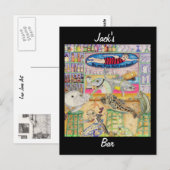 Jack's Bar, of "degene die niet wegging" Briefkaart (Voorkant / Achterkant)