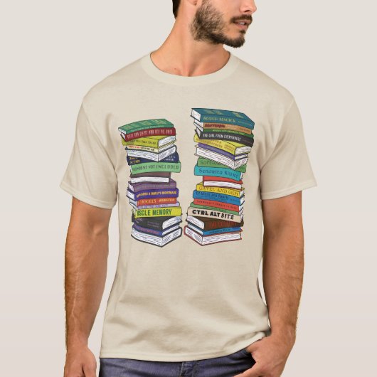Jack's Books T-shirt (Voorkant)