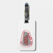 Jack's Canyon Klimmen Carabiner Bagagelabel (Achterkant verticaal)