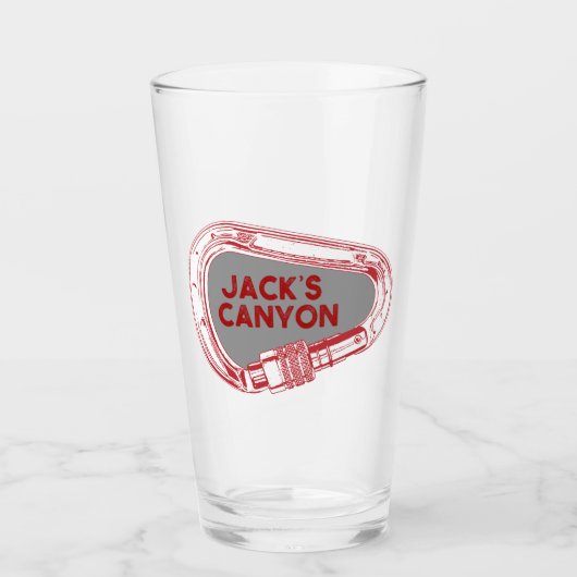 Jack's Canyon klimmer Carabiner Glas (Voorkant)