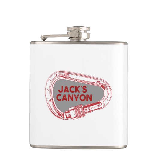 Jack's Canyon klimmer Carabiner Heupfles (Voorkant)
