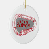 Jack's Canyon klimmer Carabiner Keramisch Ornament (Rechts)