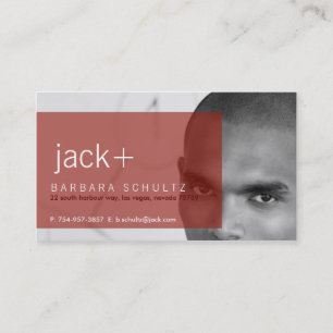 Jack's Face-Visitekaartjes Visitekaartje