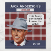 Jack's Fine Wine Label Wijn Etiket (Enkel label)