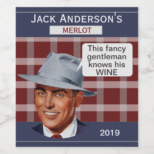 Jack's Fine Wine Label Wijn Etiket (Enkel label)