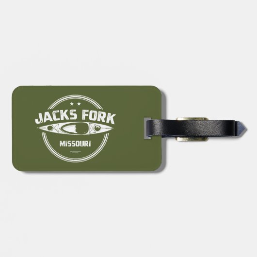 Jacks Fork Bagagelabel (Achterkant horizontaal)