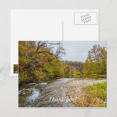 Jacks Fork Herfst Briefkaart (Voorkant / Achterkant)