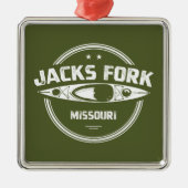 Jacks Fork Metalen Ornament (Voorkant)