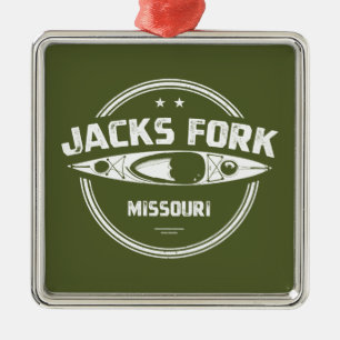 Jacks Fork Metalen Ornament