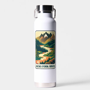 Jacks Fork Rivier Missouri Kleuren Waterfles