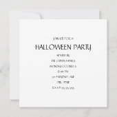 Jacks Halloween snoep of een poets Kaart (Achterkant)