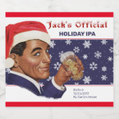Jack's Holiday IPA Bierlabel Bier Etiket (Enkel label)