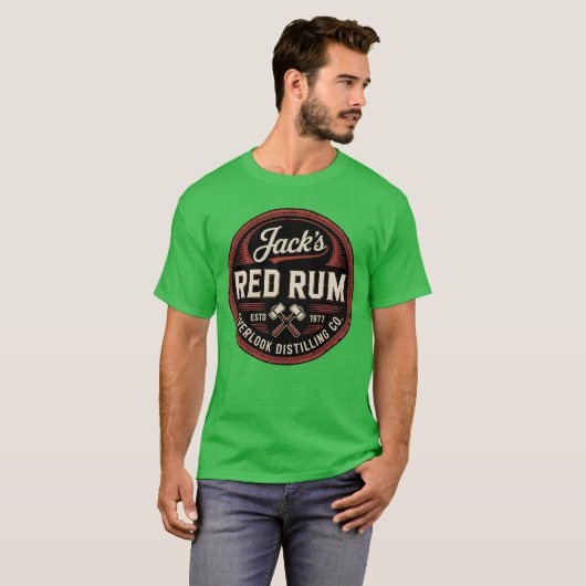 Jack's Red Rum T-shirt (Voorkant volledig)