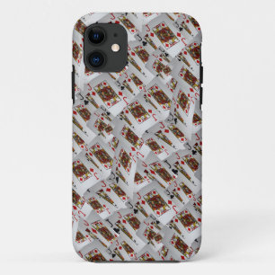 Jack's Wild: een verstrooiing van pokerkaarten Case-Mate iPhone Case
