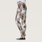Jack's Wild: een verstrooiing van pokerkaarten Leggings (Links)