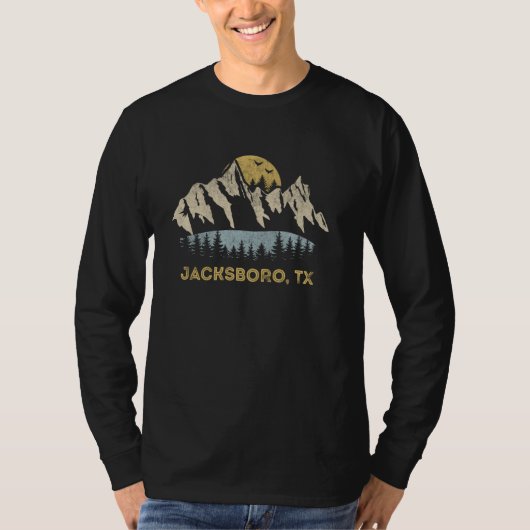 Jacksboro Texas Mountain Sunset Sunrise TX T-shirt (Voorkant)