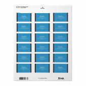 Jackson Bar Mitzvah Return Address Label (Full Sheet)