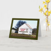 Jackson bewerkt vooruit verse melk! advertentie kaart (Gele Bloem)