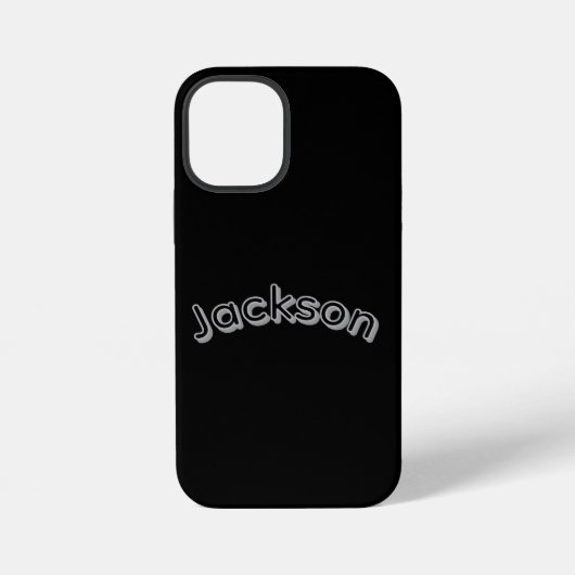 Jackson Boys Name, iPhone Hoesje (Achterkant)