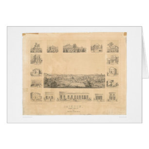 Jackson, CA. Panoramische kaart 1857 (0766A)