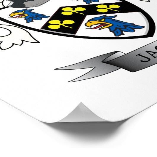 Jackson Coat of Arms Poster (Hoek)