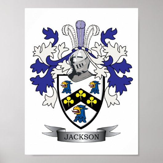Jackson Coat of Arms Poster (Voorkant)
