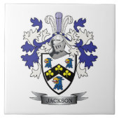 Jackson Coat of Arms Tegeltje (Voorkant)