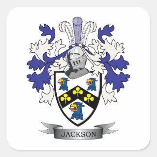 Jackson Coat of Arms Vierkante Sticker