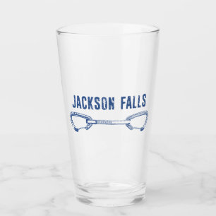 Jackson Falls Illinois Rots klimmen Quickdraw Glas