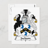 Jackson Family Crest Briefkaart (Voorkant / Achterkant)