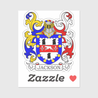 Jackson Family Crest Sticker