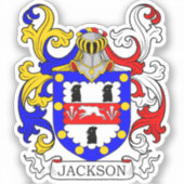 Jackson Family Crest Sticker (Voorkant)