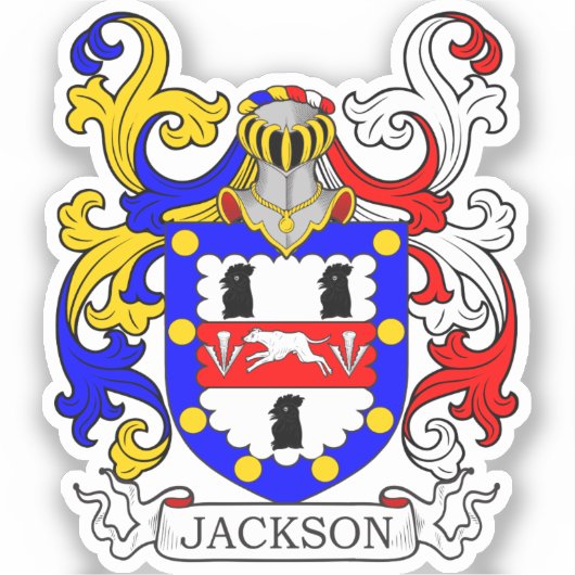 Jackson Family Crest Sticker (Voorkant)