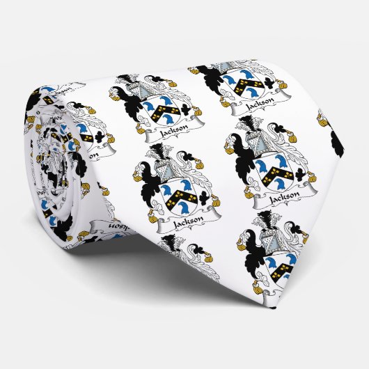 Jackson Family Crest Stropdas (Opgerold)
