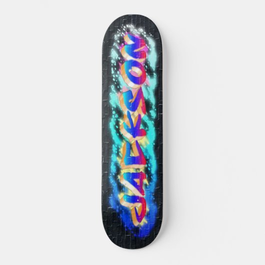 JACKSON Gepersonaliseerd Graffiti Skateboard (Voorkant)