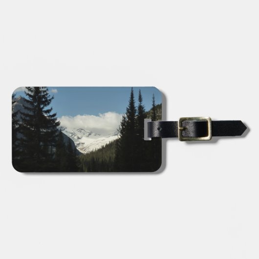 Jackson Glacier Overkijk op Glacier National Park Bagagelabel (Voorkant horizontaal)