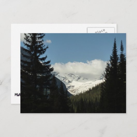 Jackson Glacier Overkijk op Glacier National Park Briefkaart (Voorkant / Achterkant)