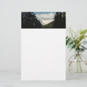 Jackson Glacier Overkijk op Glacier National Park Briefpapier (Staand voorkant)