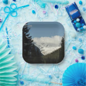 Jackson Glacier Overkijk op Glacier National Park Papieren Bordje (Feest)