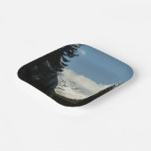 Jackson Glacier Overkijk op Glacier National Park Papieren Bordje (Gebogen)