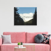 Jackson Glacier-uitzicht bij Glacier National Park Canvas Afdruk (Insitu (Woonkamer))