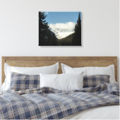 Jackson Glacier-uitzicht bij Glacier National Park Canvas Afdruk (Insitu (Slaapkamer))