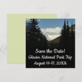 Jackson Glacier-uitzichtpunt in Glacier National P (Voorkant / Achterkant)