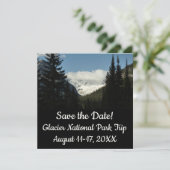 Jackson Glacier-uitzichtpunt in Glacier National P (Staand voorkant)