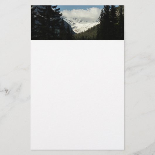 Jackson Glacier-uitzichtpunt in Glacier National P Briefpapier (Voorkant)