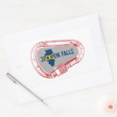 Jackson Herfst Illinois Rock Climate bing Carabine Rechthoekige Sticker (Envelop)