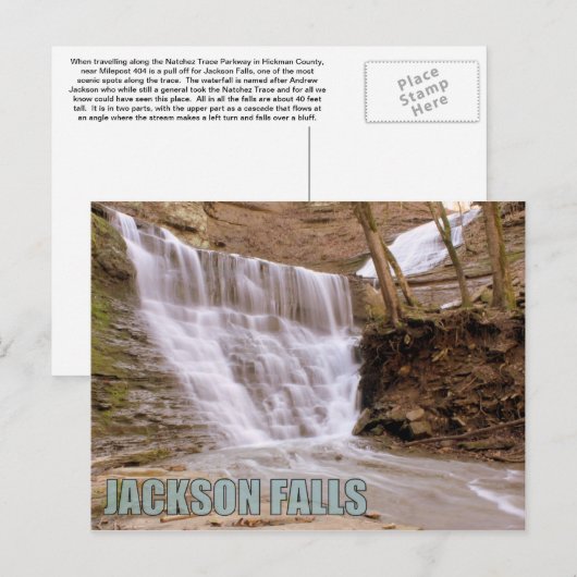 Jackson Herfsten, Natchez Trace Parkway, Briefkaar Briefkaart (Voorkant / Achterkant)