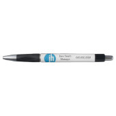 Jackson Hewitt Blue Monogram Pen (Voorkant)