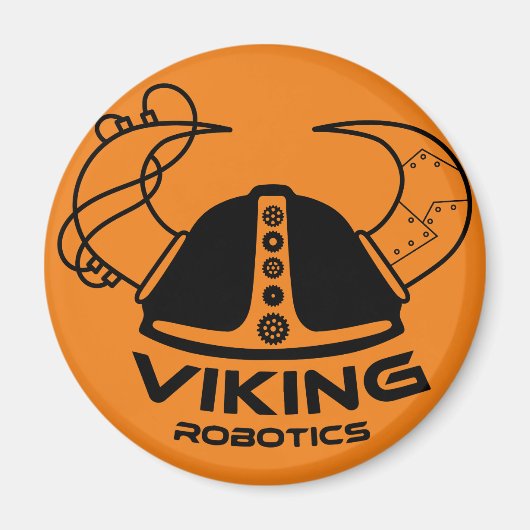 Jackson High School Viking Robotics Magnet (Voorkant)