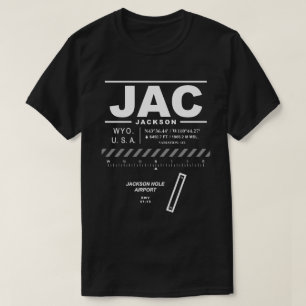 Jackson Hole Airport JAC T-shirt